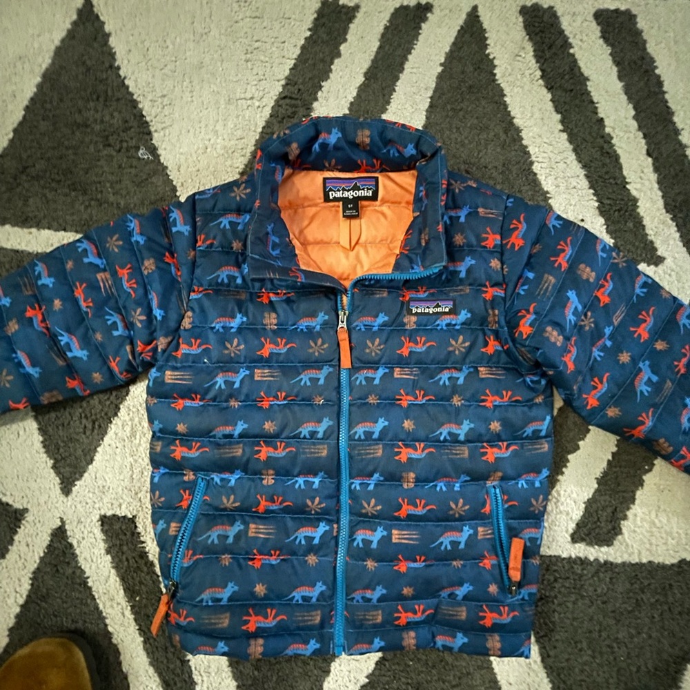 Patagonia baby down sweater 5T.
